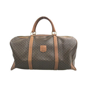 Celine Boston Bag Handbag Macadam Tote Brown